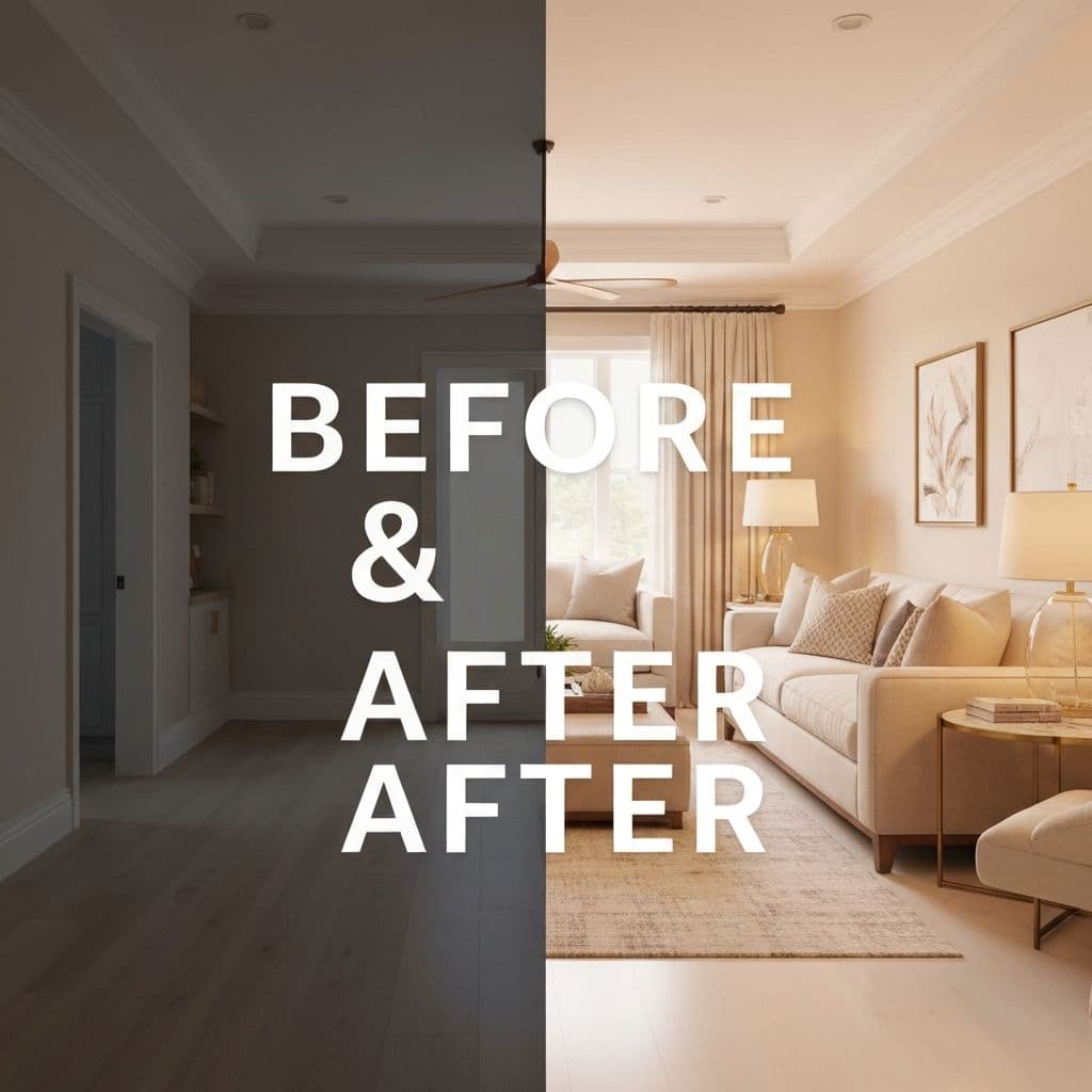 From empty flat to dream home in 45 days. This 3 BHK transfo