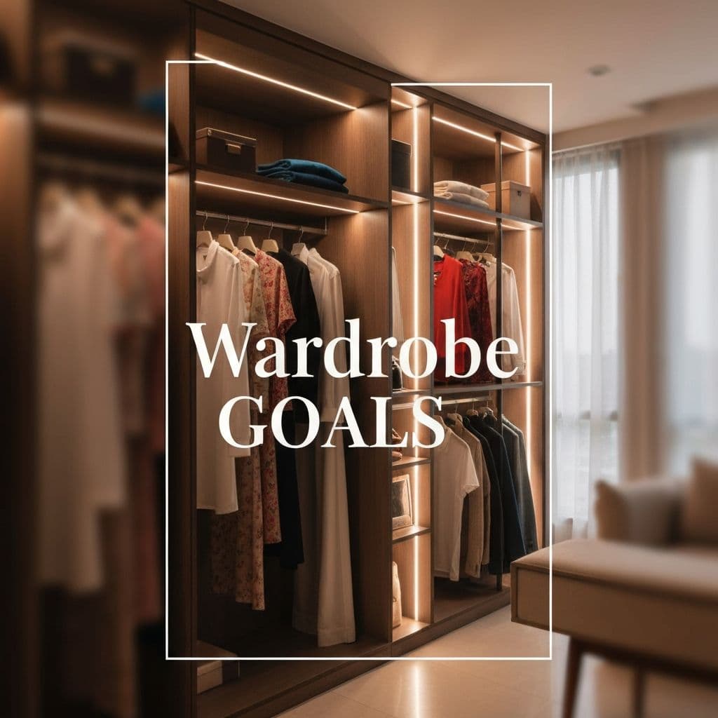 Walk-in wardrobe goals! Custom designed for our client in Kh